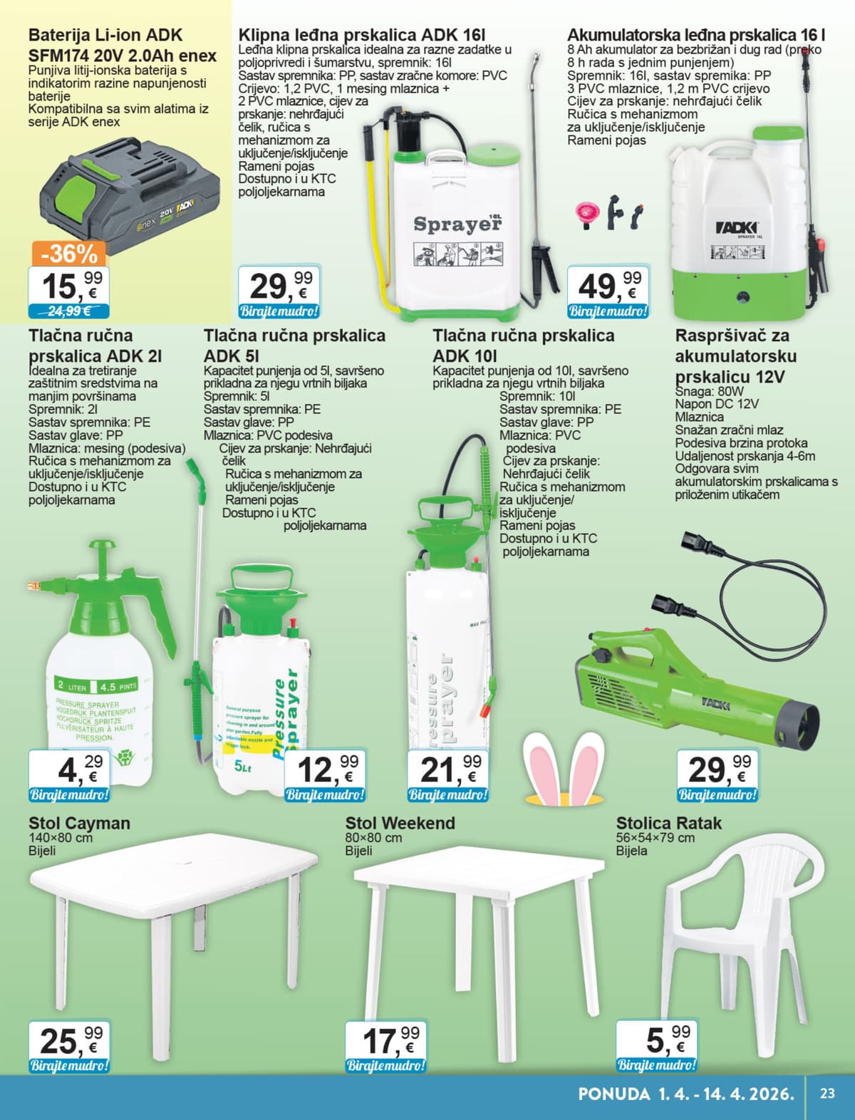 Stranica 23. KTC kataloga - Tehnika i Posuđe