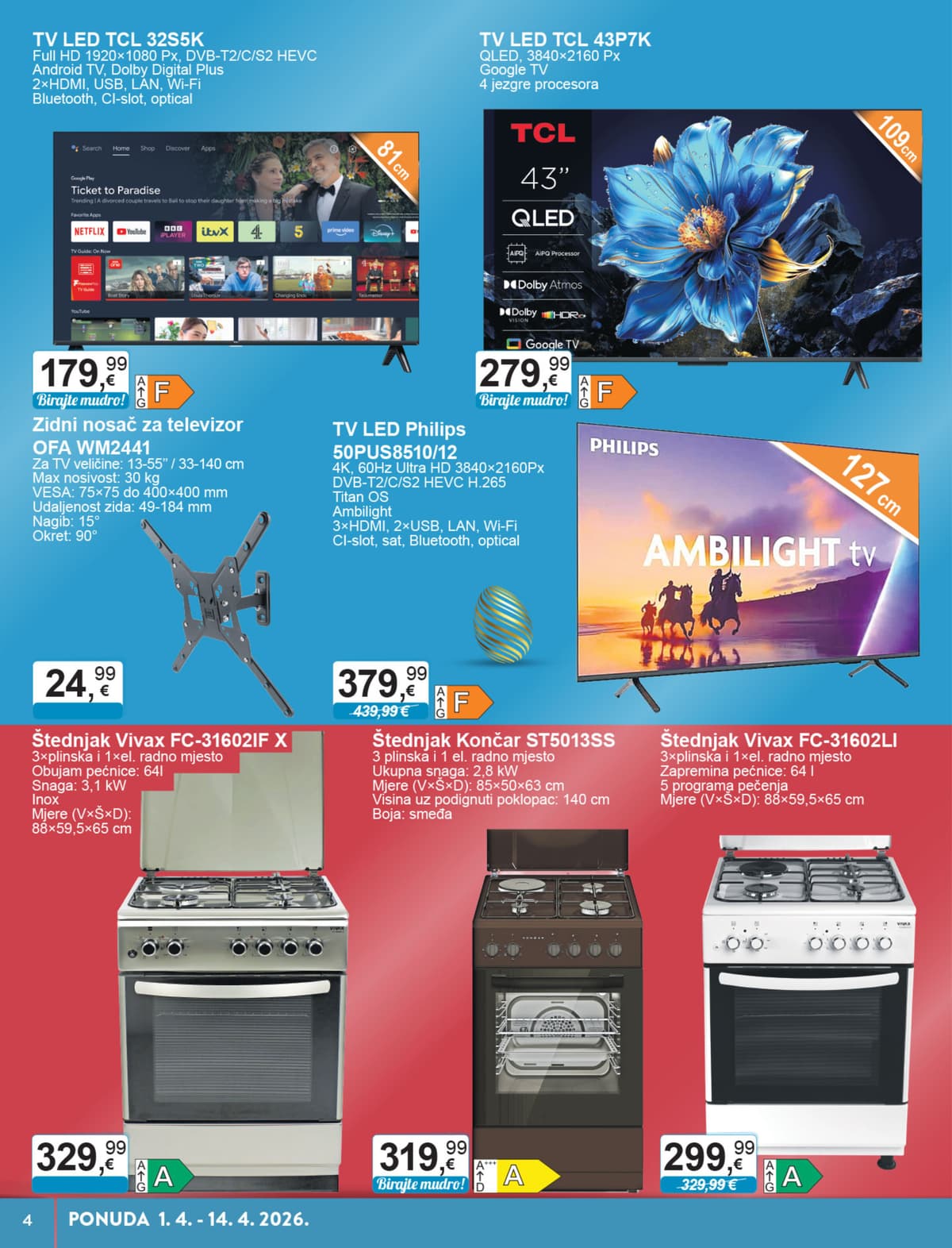 Stranica 4. KTC kataloga - Tehnika i Posuđe od 31.03.2026.