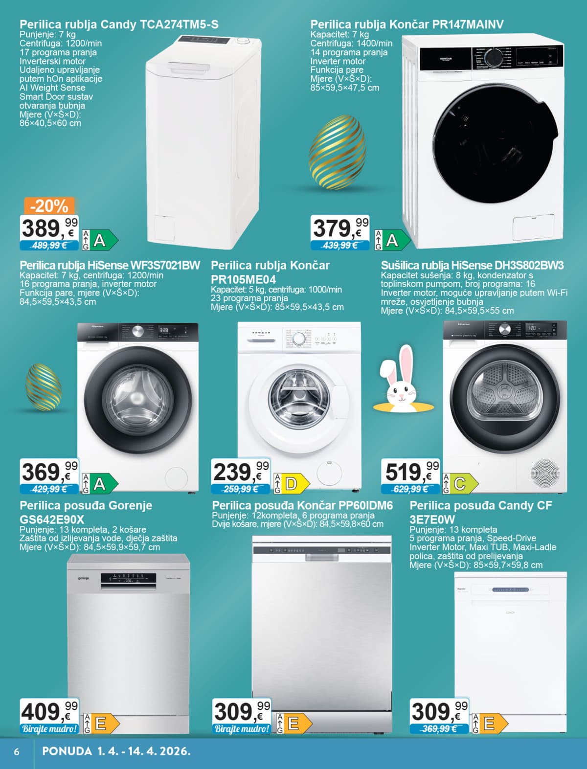 Stranica 6. KTC kataloga - Tehnika i Posuđe od 31.03.2026.