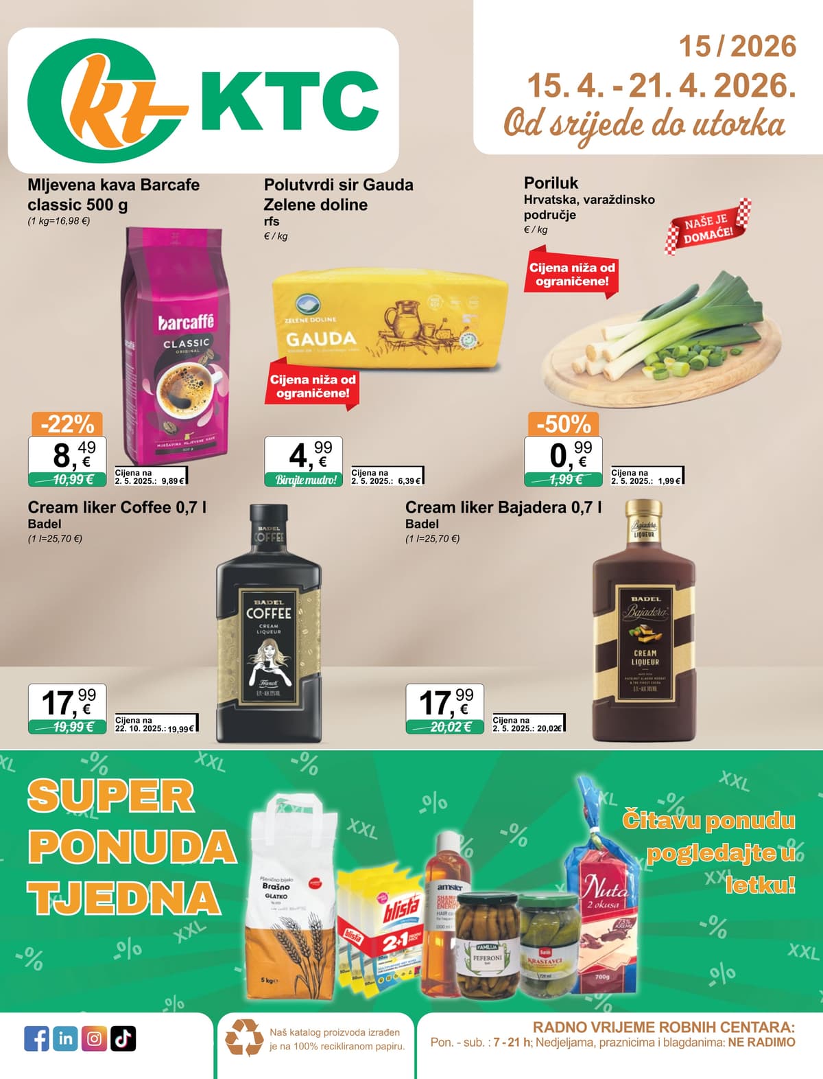 KTC katalog od 15.04.2026 - Tjedna Akcija