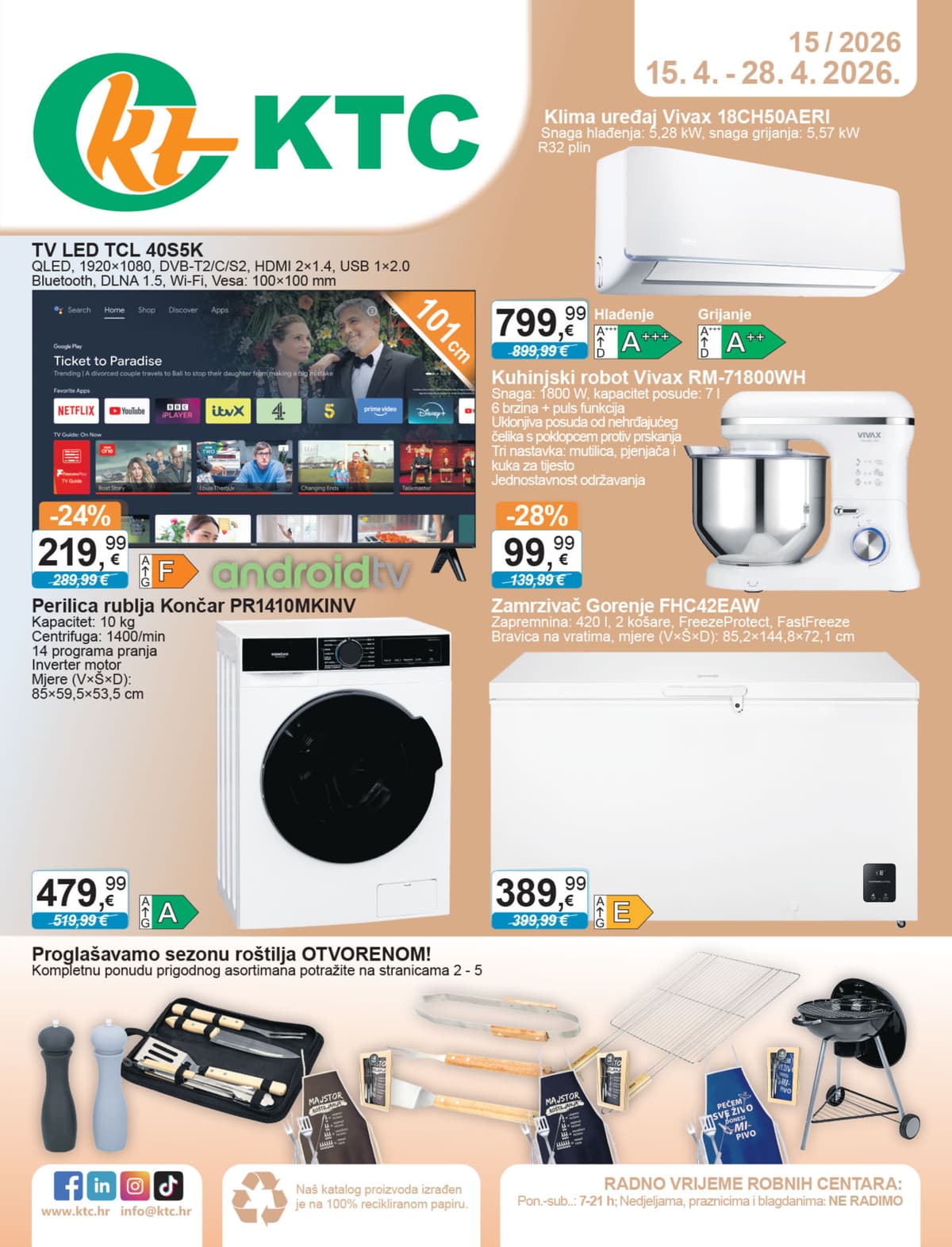 KTC katalog od 15.04.2026 - Tehnika i Posuđe