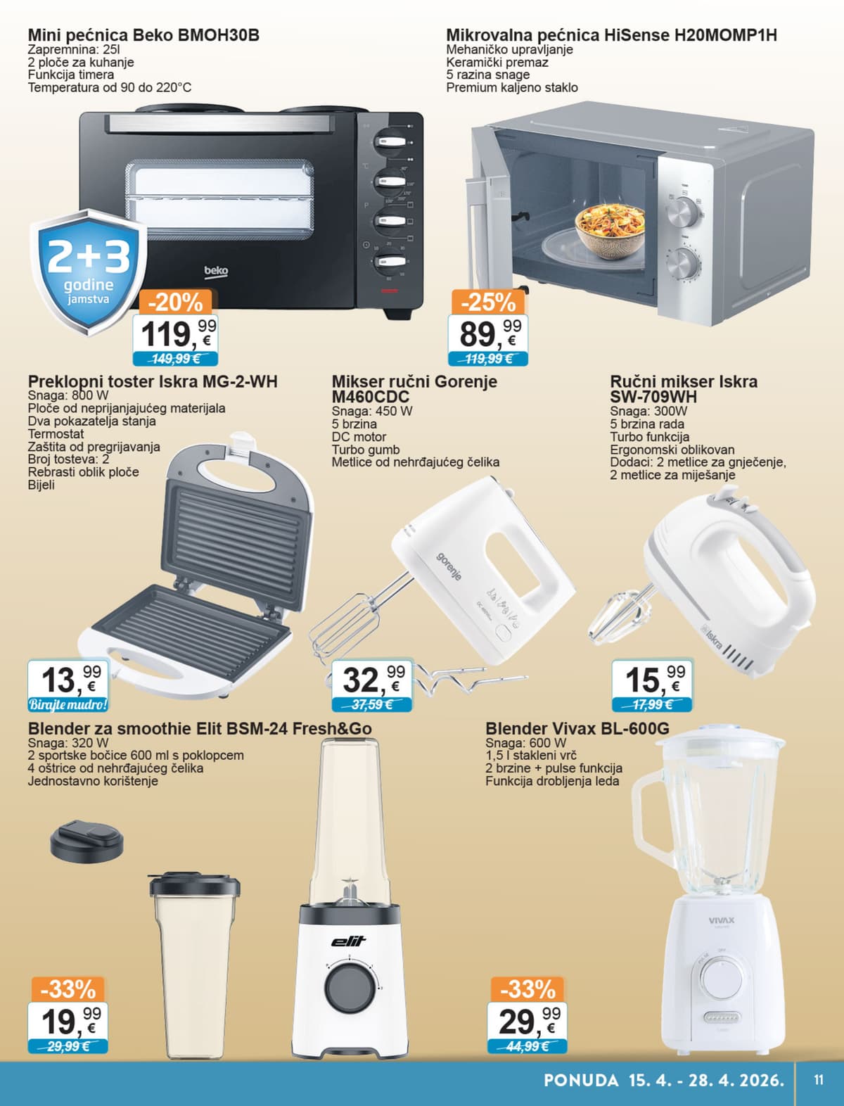 Stranica 11. KTC kataloga - Tehnika i Posuđe od 14.04.2026.