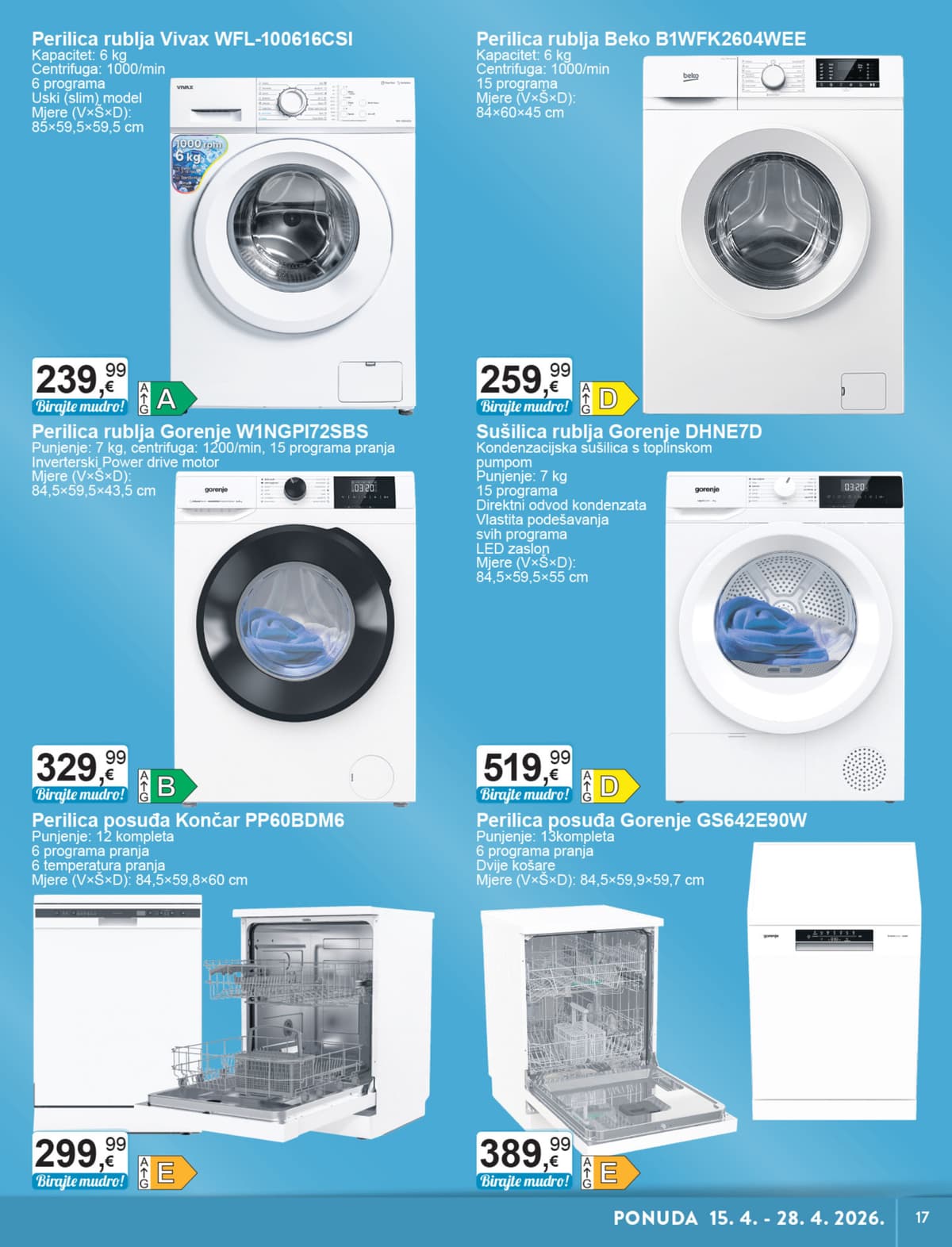 Stranica 17. KTC kataloga - Tehnika i Posuđe od 14.04.2026.