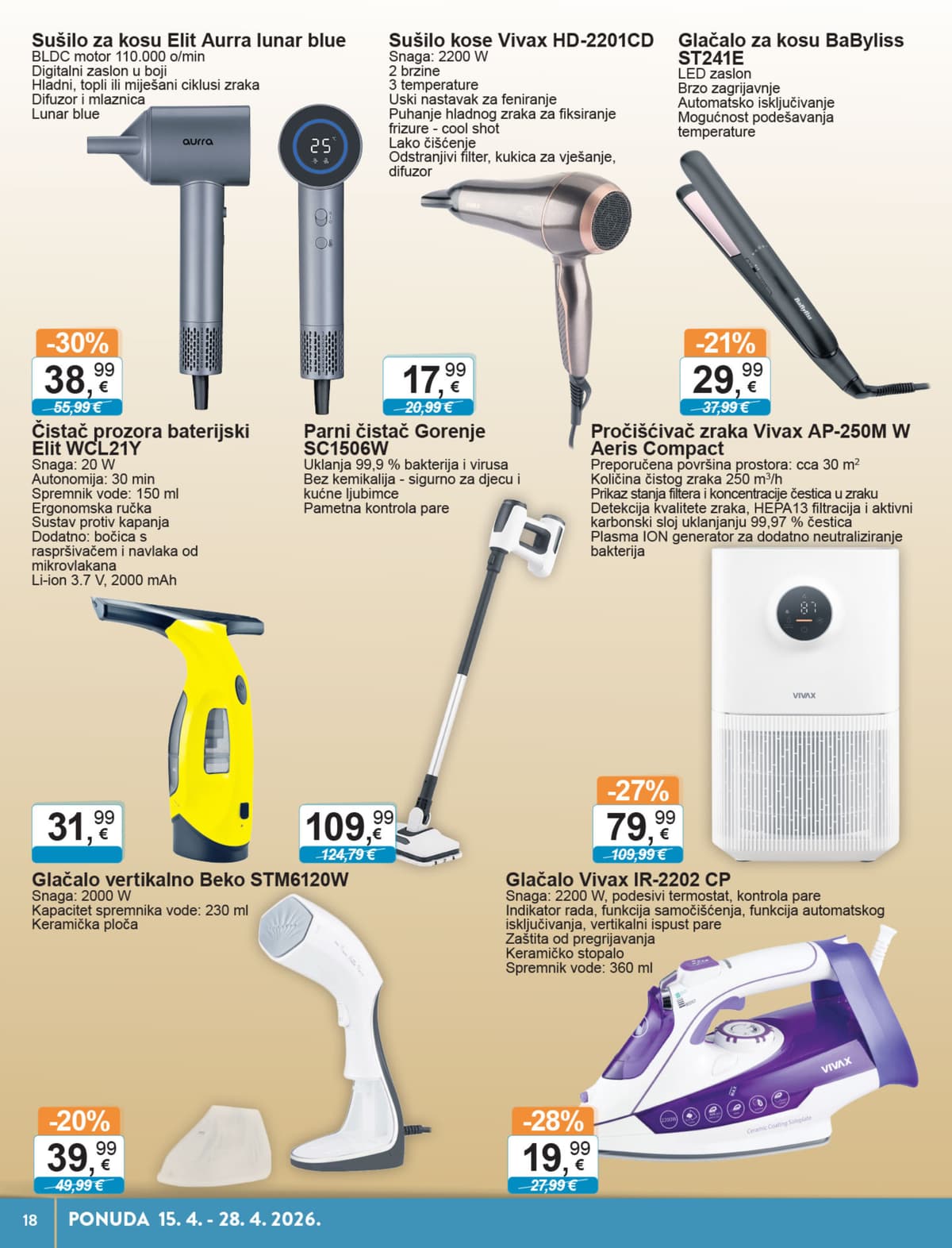 Stranica 18. KTC kataloga - Tehnika i Posuđe od 14.04.2026.