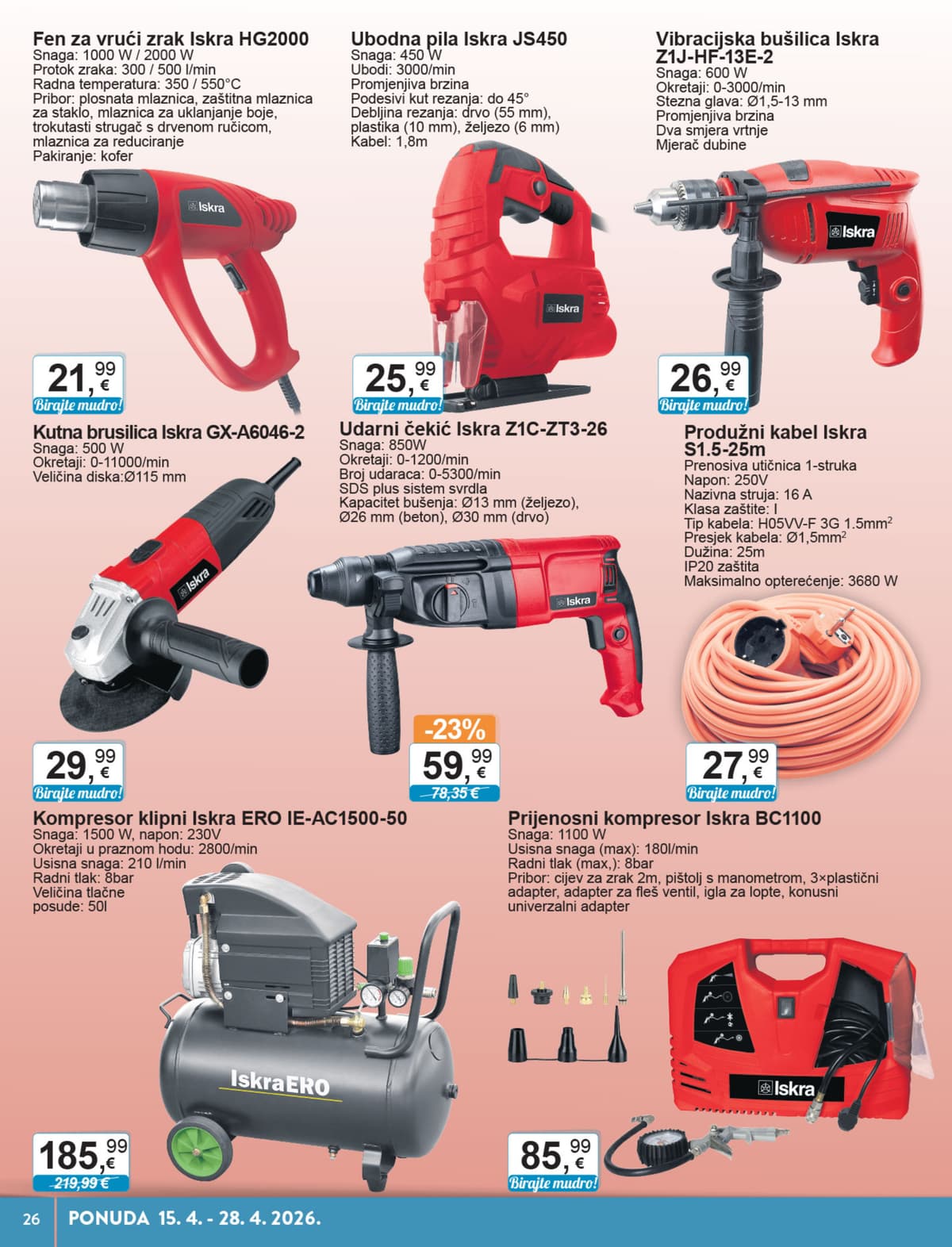 Stranica 26. KTC kataloga - Tehnika i Posuđe od 14.04.2026.