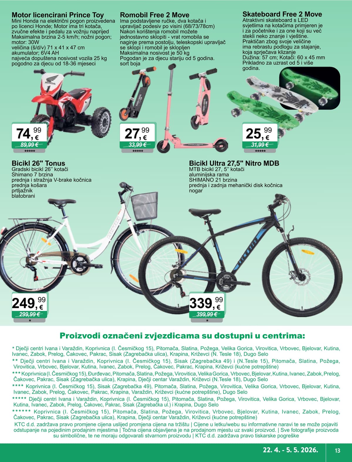 Stranica 13. KTC kataloga - Igračke i Tekstil od 19.04.2026.