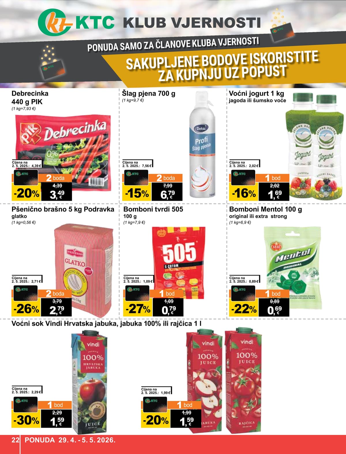 Stranica 22. KTC kataloga - Tjedna Akcija od 27.04.2026.