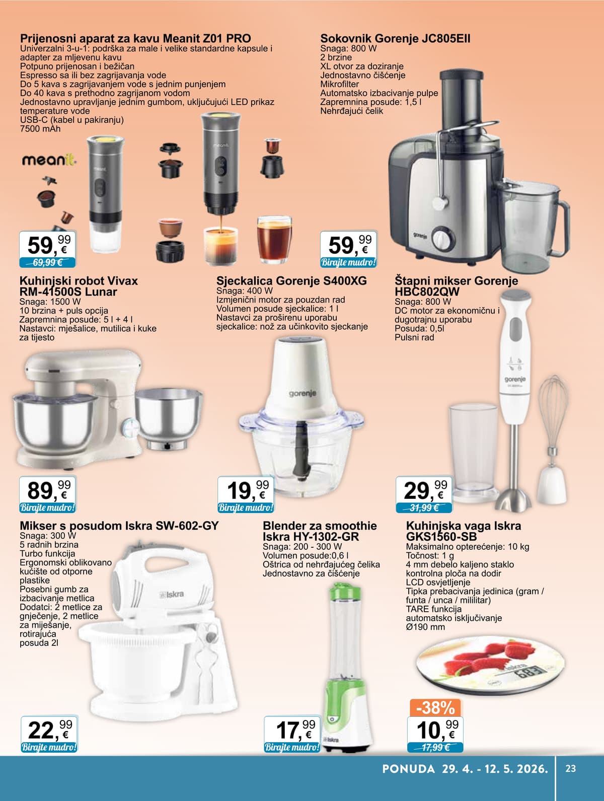 Stranica 20. KTC kataloga - Tehnika i Posuđe od 27.04.2026.