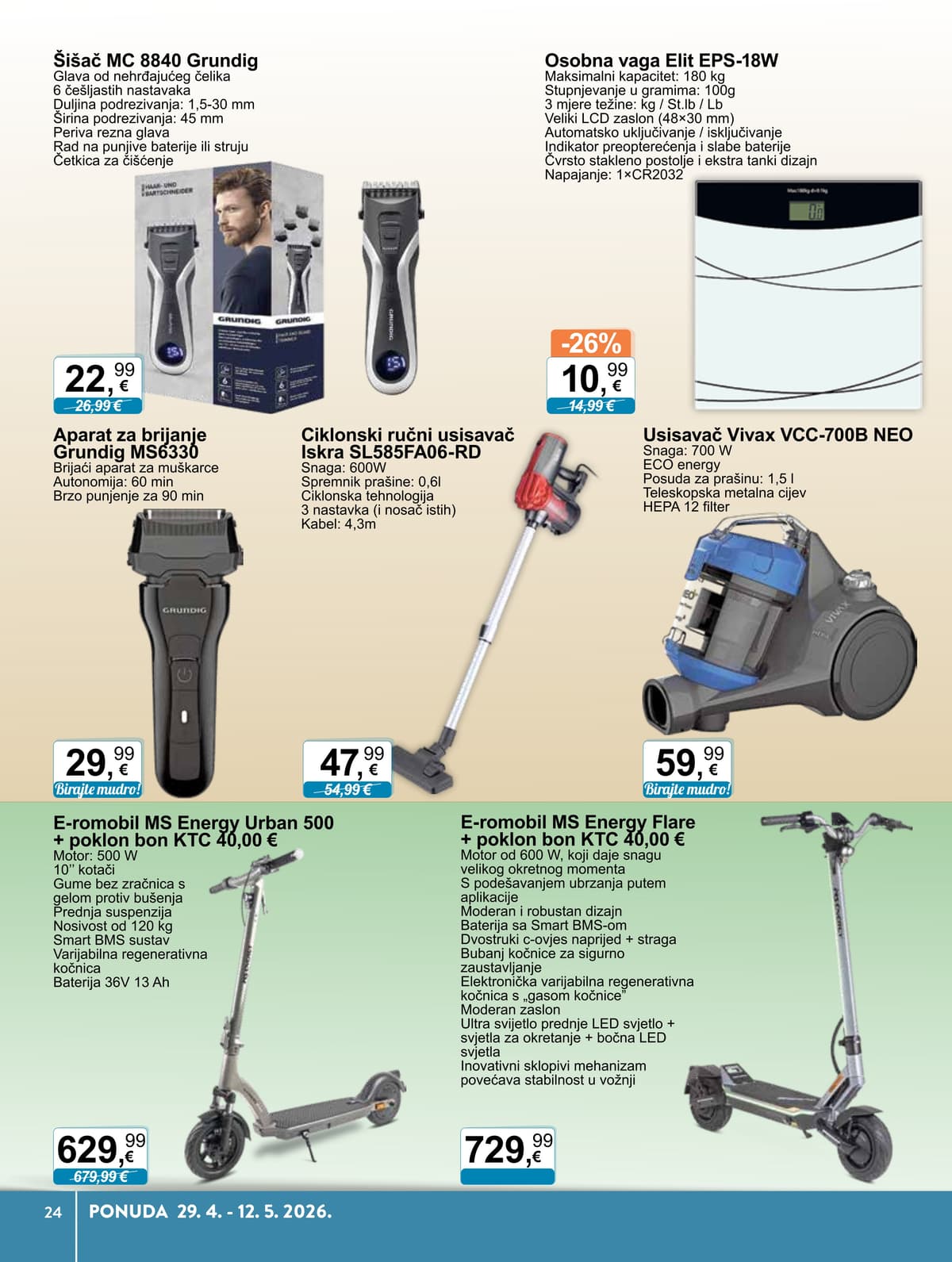Stranica 21. KTC kataloga - Tehnika i Posuđe od 27.04.2026.