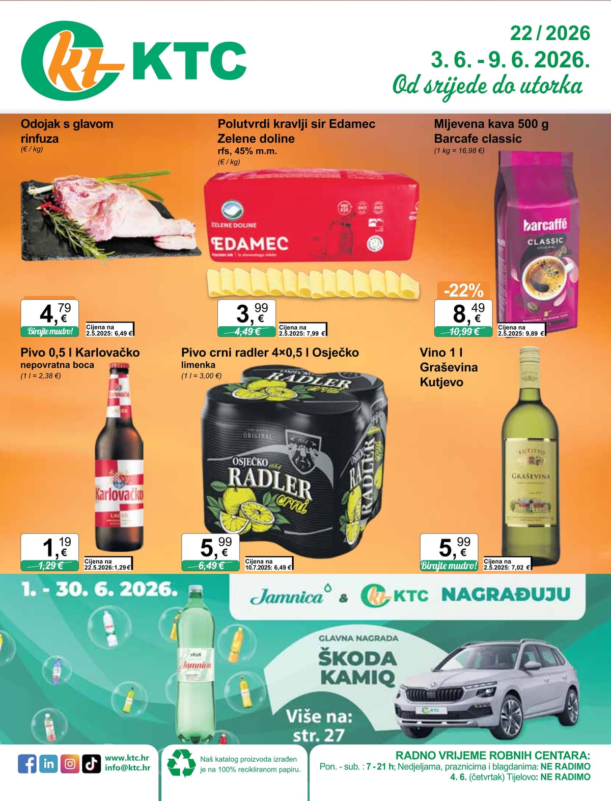 Stranica 1. KTC kataloga - Tjedna Akcija od 31.05.2026.