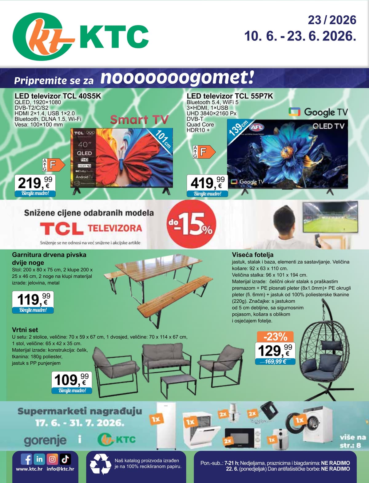 Stranica 1. KTC kataloga - Tehnika i Posuđe