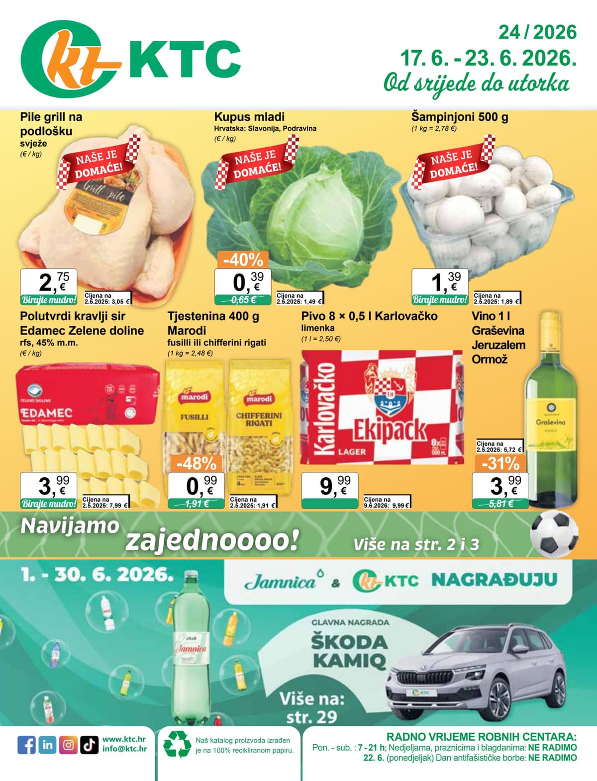 Stranica 1. KTC kataloga - Tjedna Akcija
