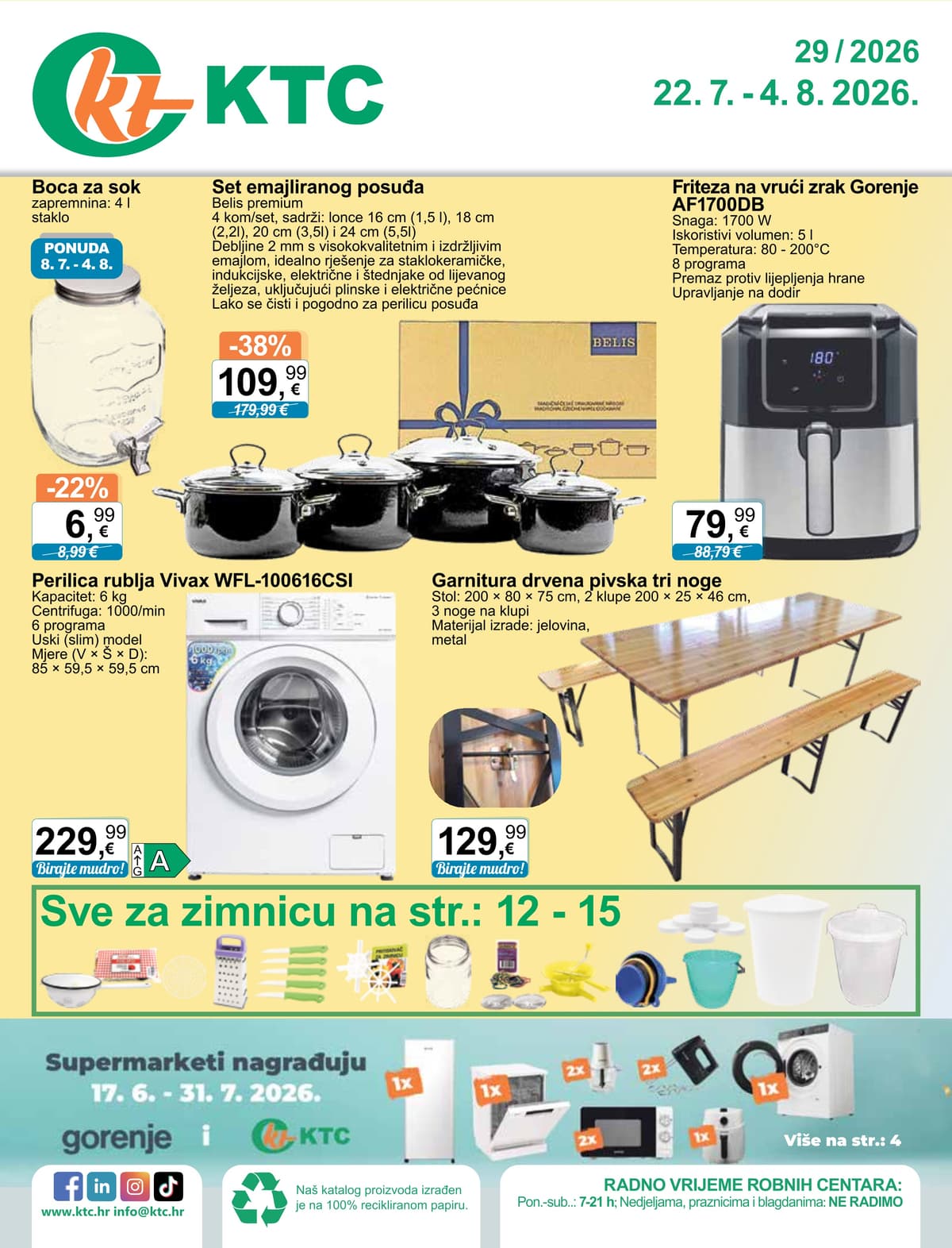 Stranica 1. KTC kataloga - Tehnika i Posuđe od 23.07.2026.