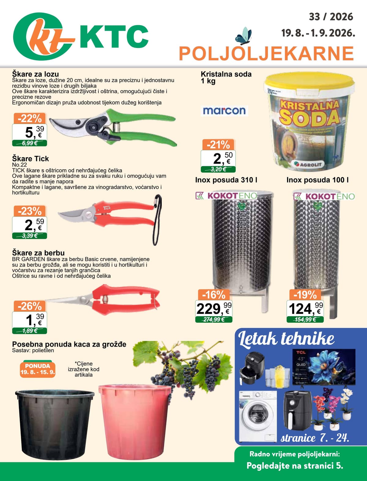 Stranica 1. KTC kataloga - Poljoljekarne