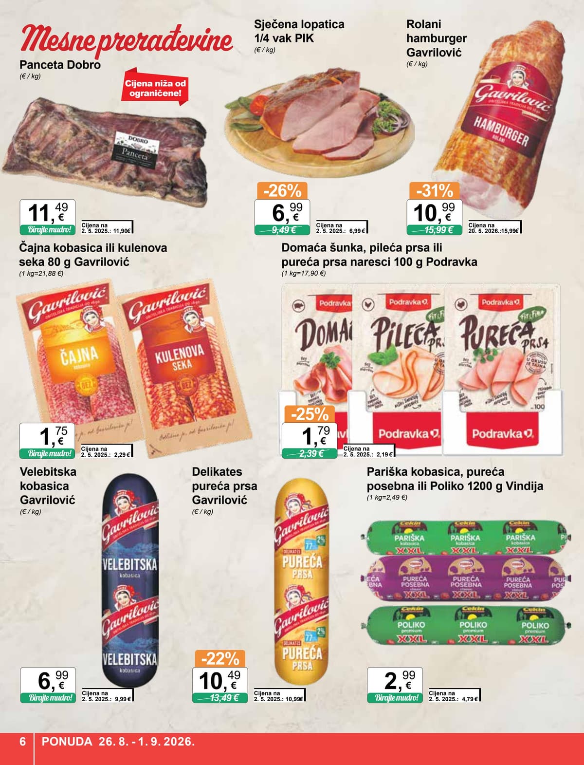 Stranica 6. KTC kataloga - Tjedna Akcija od 24.08.2026.