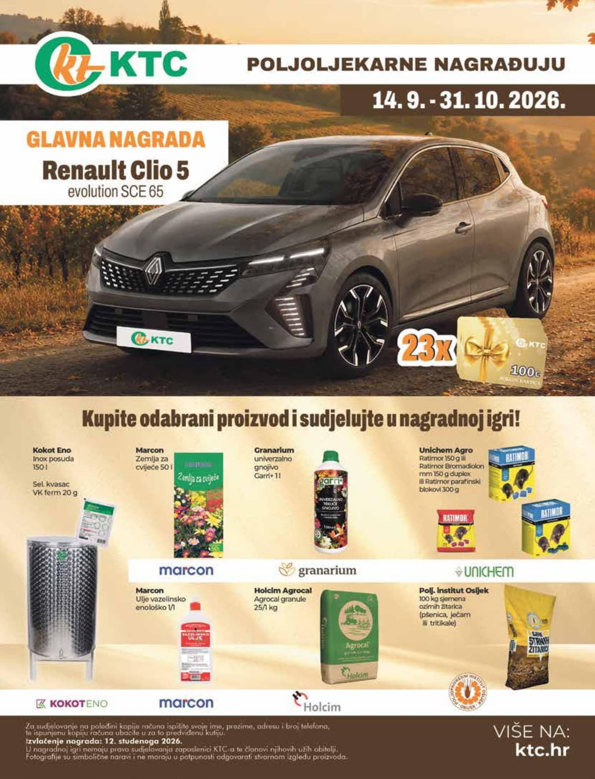 Stranica 2. KTC kataloga - Poljoljekarne od 01.09.2026.