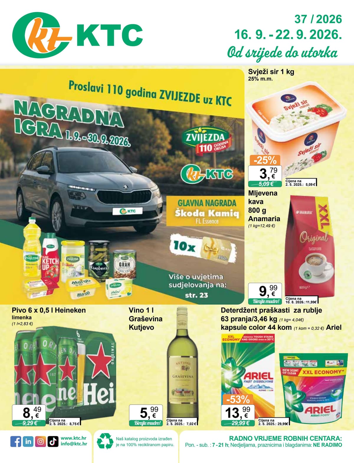 Stranica 1. KTC kataloga - Tjedna Akcija