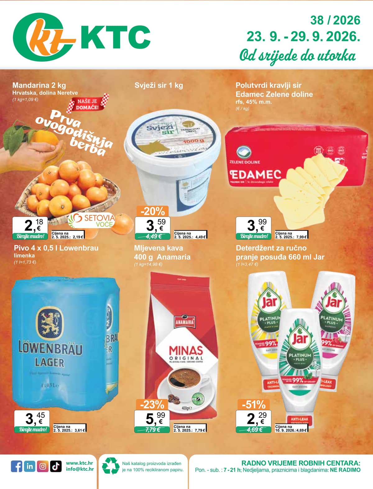 Stranica 1. KTC kataloga - Tjedna Akcija