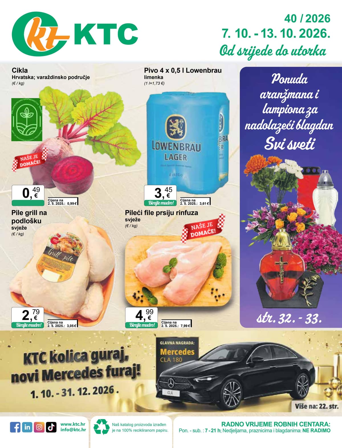 Stranica 1. KTC kataloga - Tjedna Akcija od 16.10.2026.