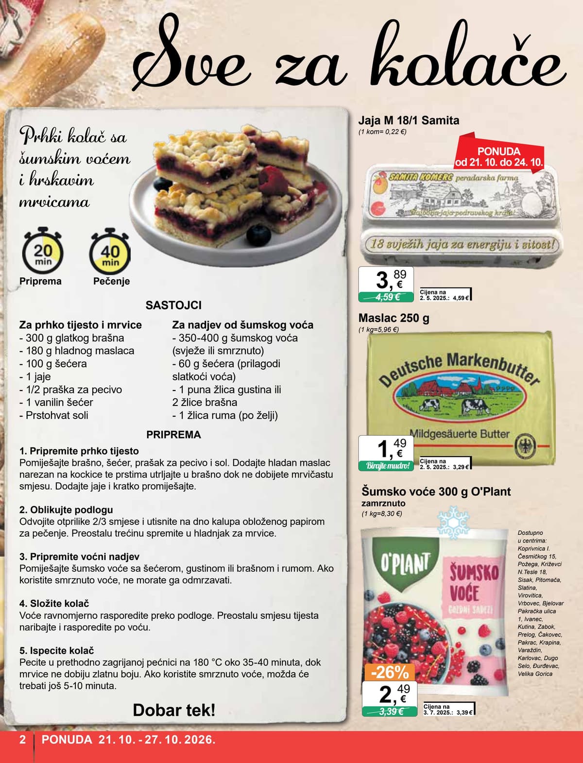 Stranica 2. KTC kataloga - Tjedna Akcija od 18.10.2026.