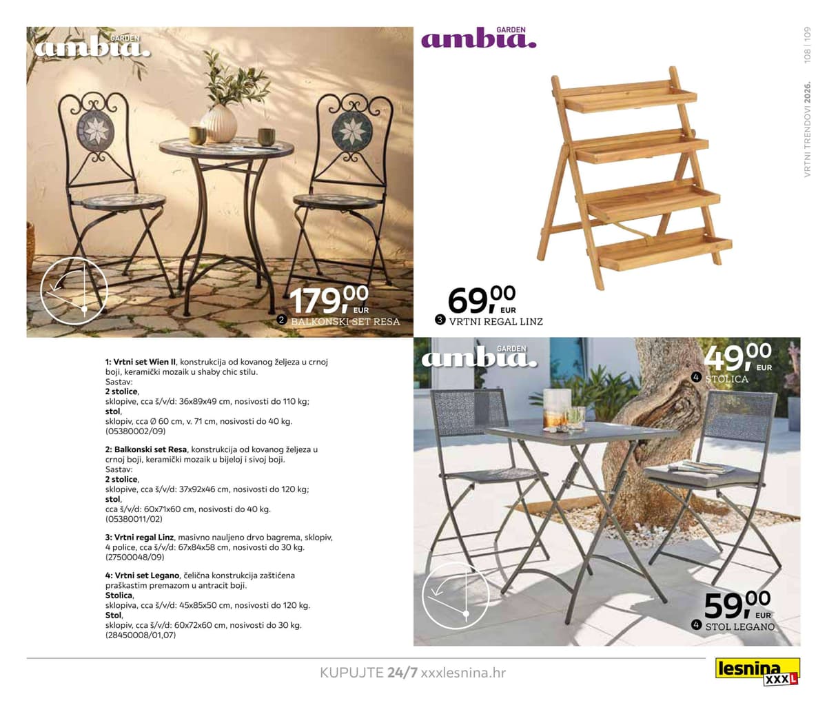 Stranica 109. Lesnina kataloga - Vrtni trendovi 2026. od 27.02.2026.