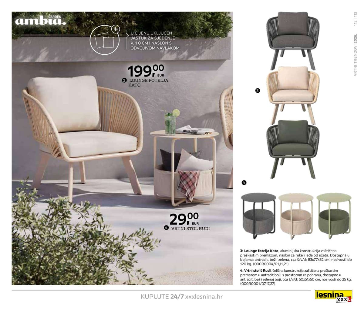Stranica 113. Lesnina kataloga - Vrtni trendovi 2026. od 27.02.2026.