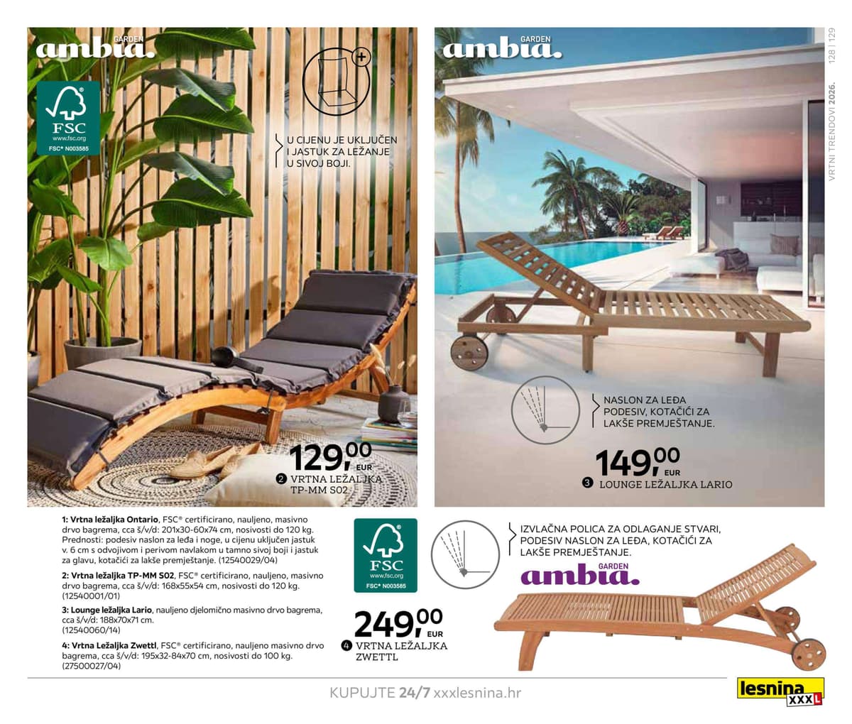 Stranica 129. Lesnina kataloga - Vrtni trendovi 2026. od 27.02.2026.