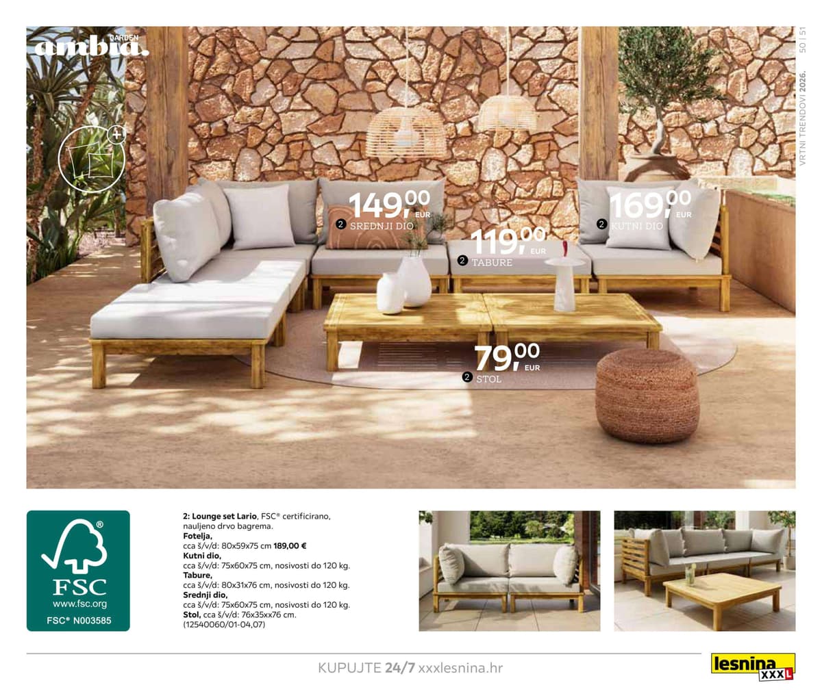 Stranica 51. Lesnina kataloga - Vrtni trendovi 2026. od 27.02.2026.