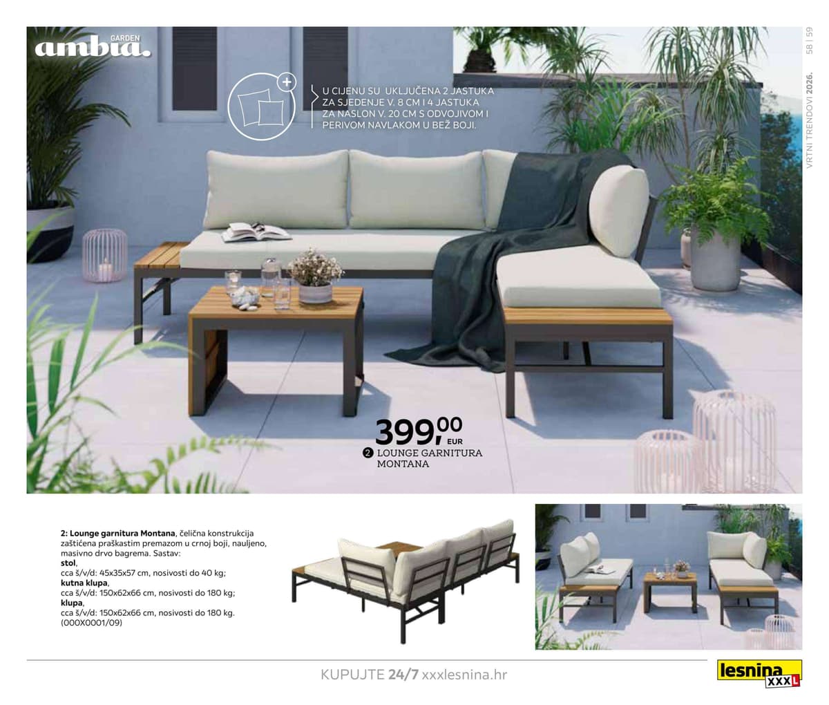 Stranica 59. Lesnina kataloga - Vrtni trendovi 2026. od 27.02.2026.