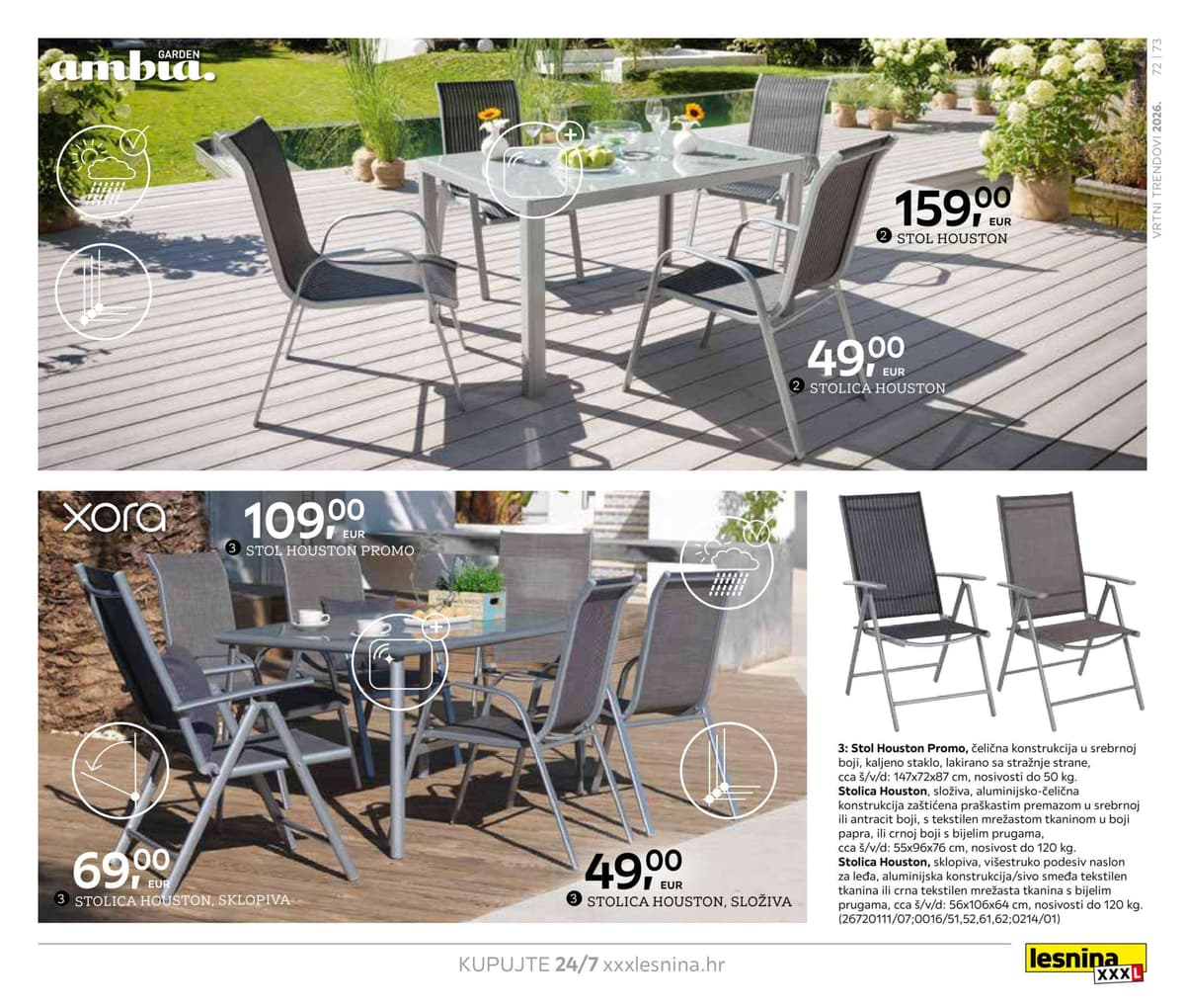 Stranica 73. Lesnina kataloga - Vrtni trendovi 2026. od 27.02.2026.