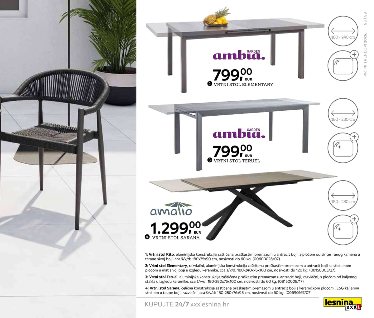 Stranica 99. Lesnina kataloga - Vrtni trendovi 2026. od 27.02.2026.