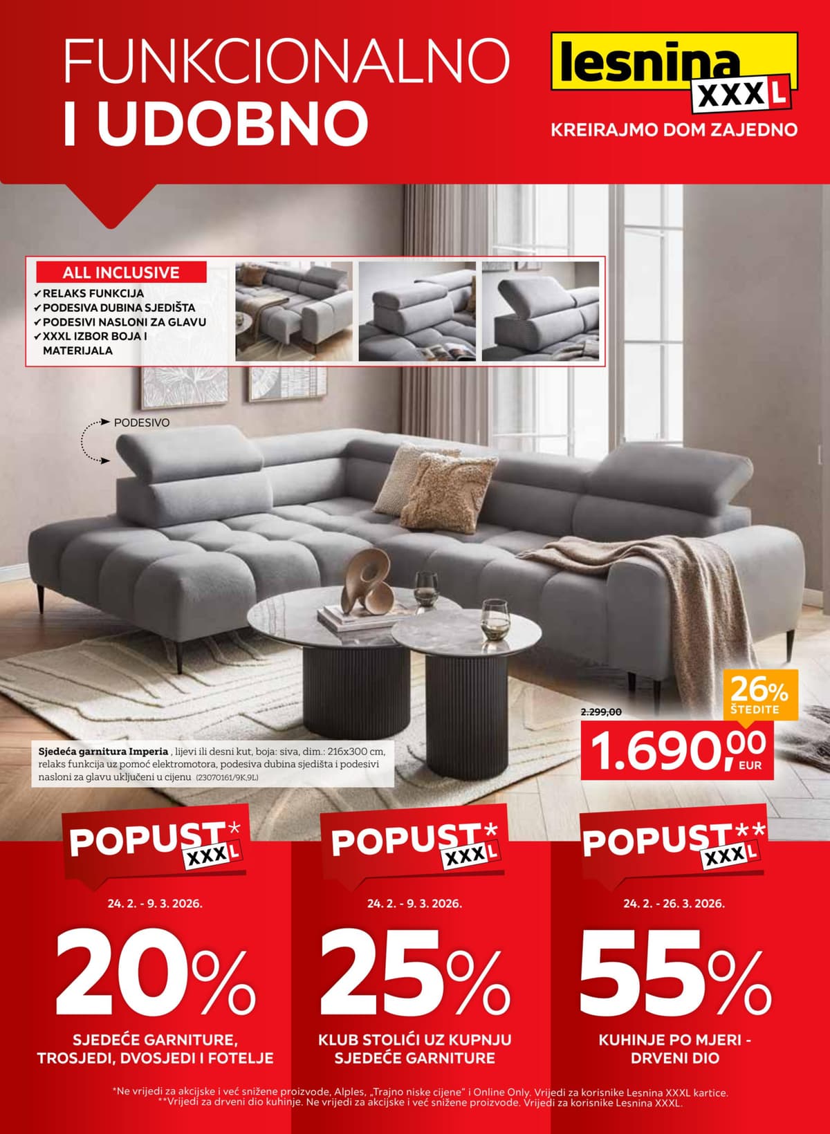 Stranica 1. Lesnina kataloga - Funkcionalno i Udobno od 27.02.2026.