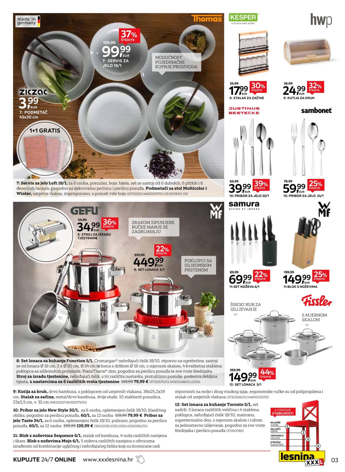 Stranica 3. Lesnina kataloga - Elegancija Serviranja