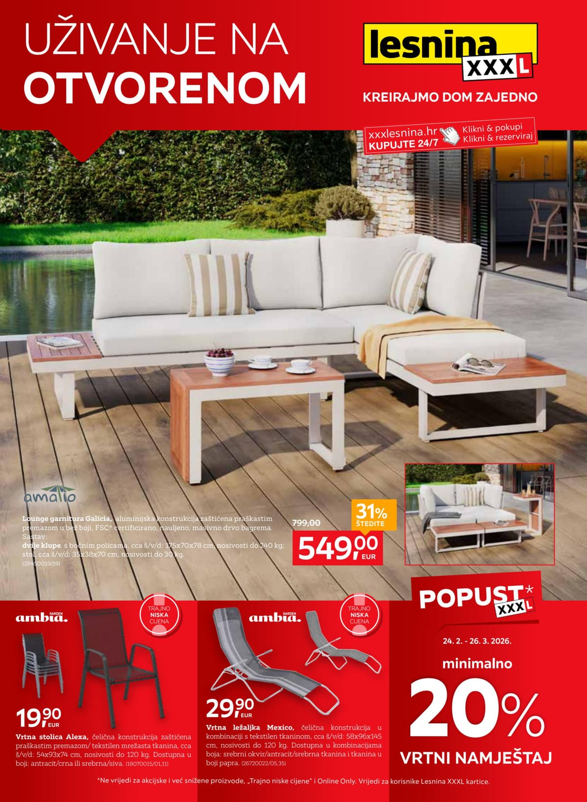 Stranica 1. Lesnina kataloga - Uživanje Na Otvorenom