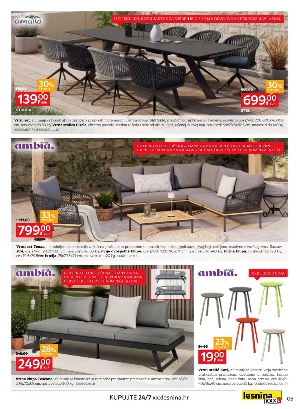 Stranica 5. Lesnina kataloga - Uživanje Na Otvorenom od 27.02.2026.