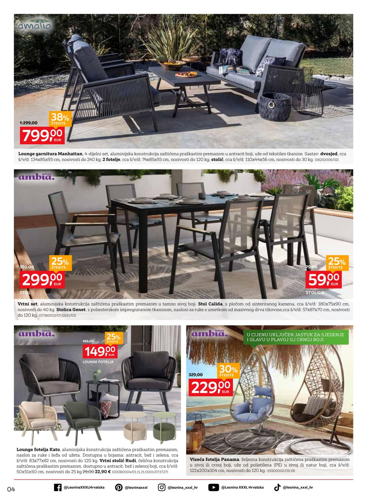 Stranica 4. Lesnina kataloga - Oaza za opuštanje od 01.04.2026.