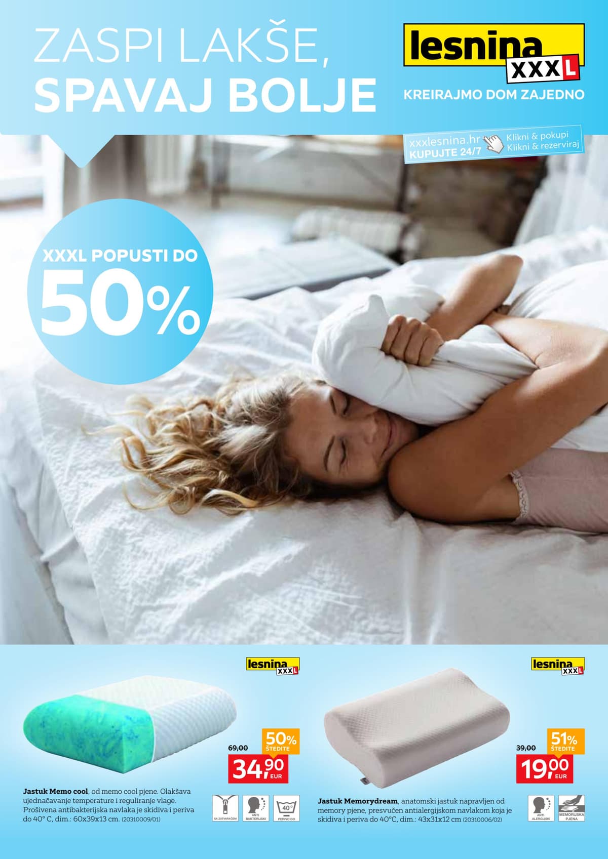 Stranica 1. Lesnina kataloga - Zaspi lakše, spavaj bolje