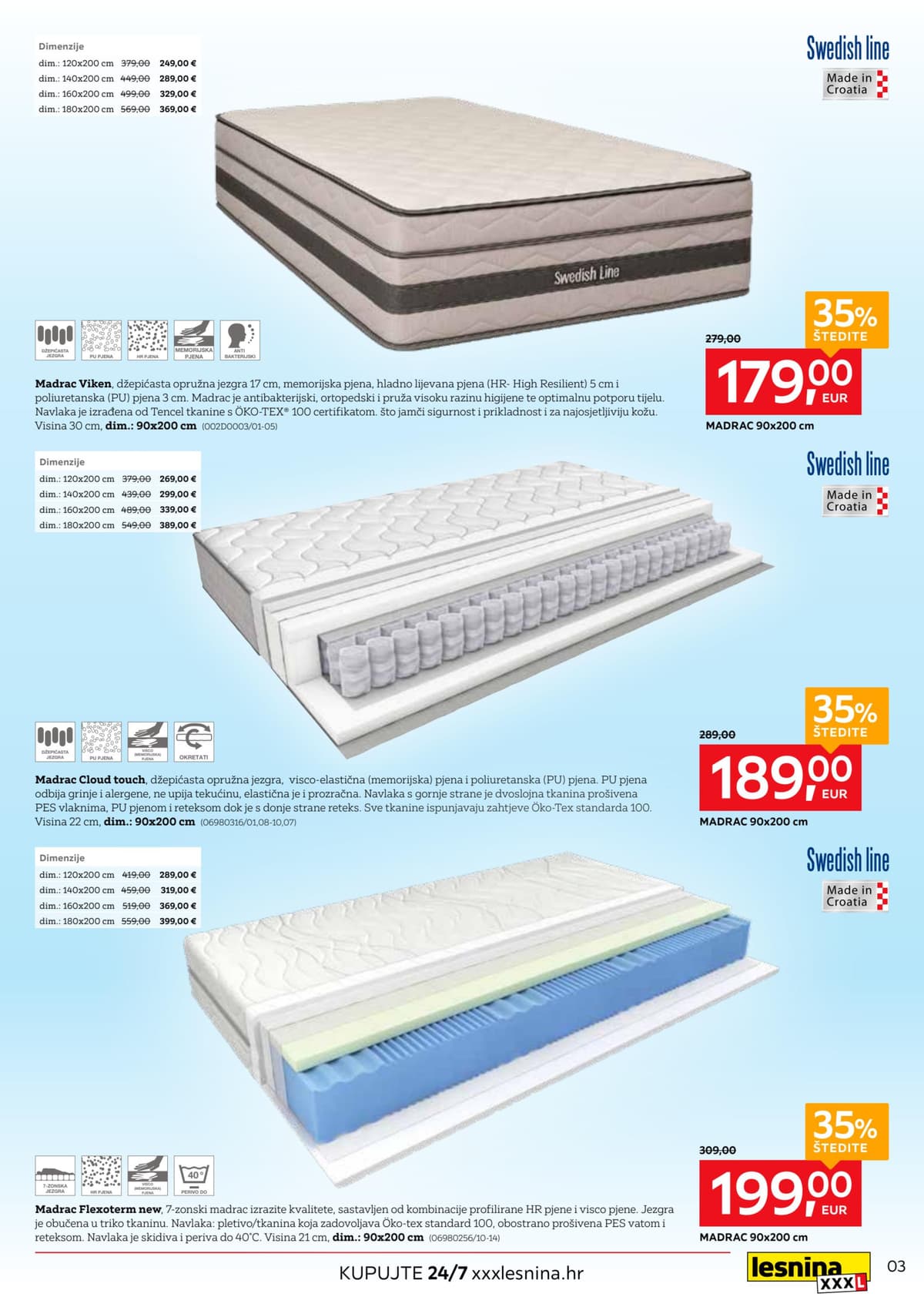 Stranica 3. Lesnina kataloga - Zaspi lakše, spavaj bolje