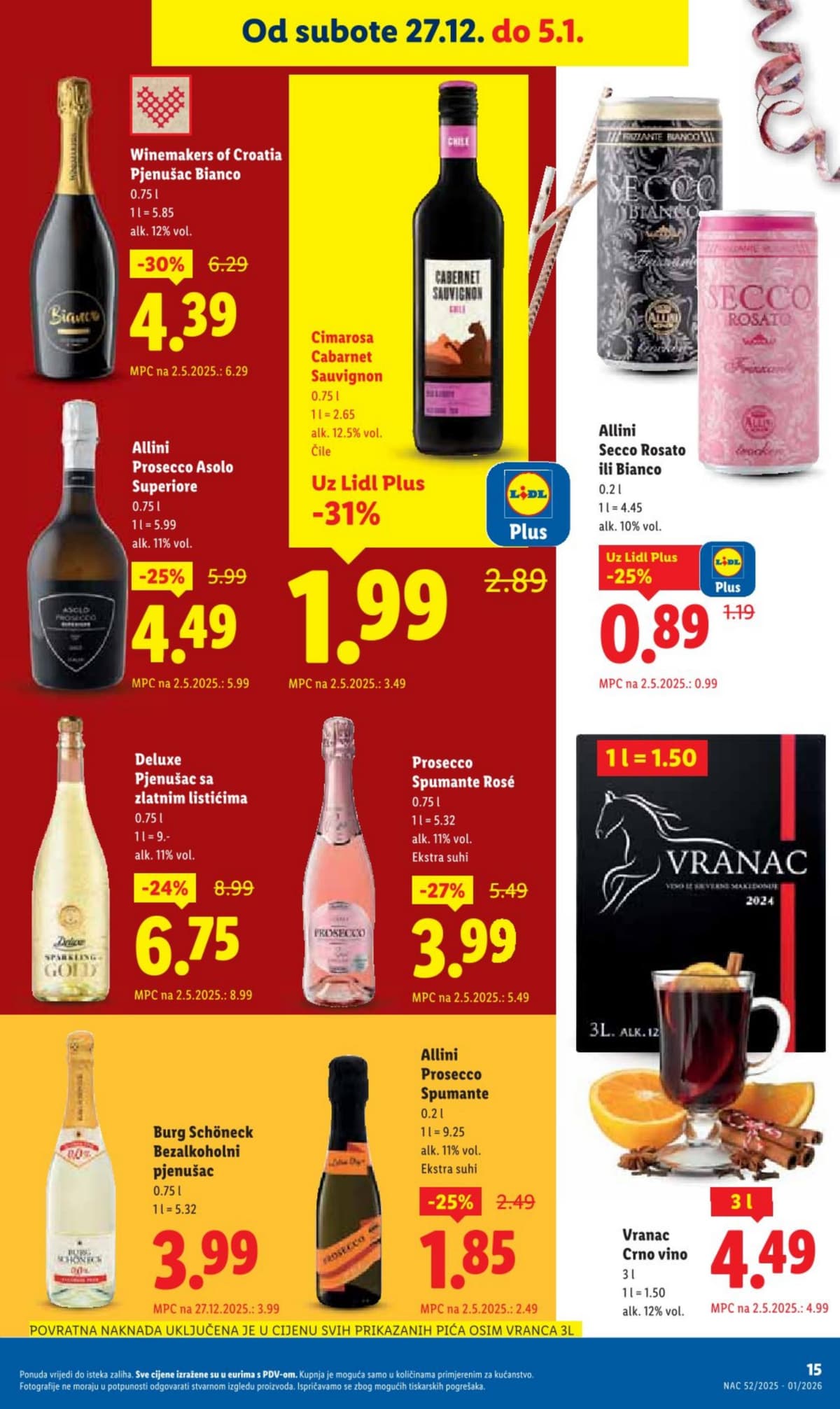 Stranica 15. Lidl kataloga - Prehrambeni proizvodi od 27.02.2026.