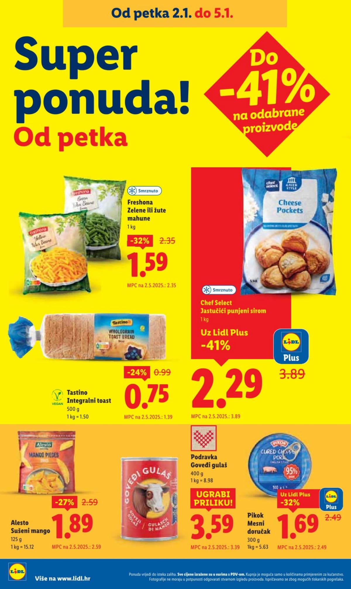 Stranica 40. Lidl kataloga - Prehrambeni proizvodi