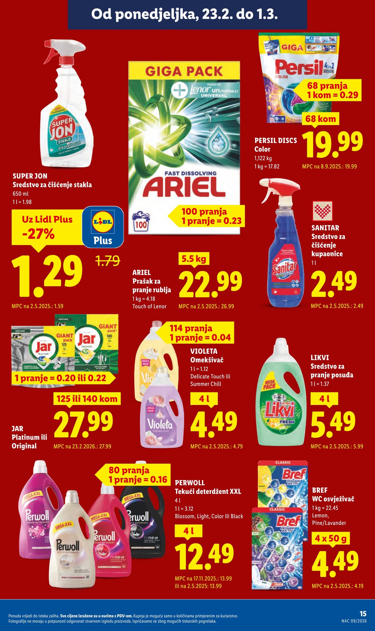 Stranica 15. Lidl kataloga - Tjedna Akcija od 27.02.2026.