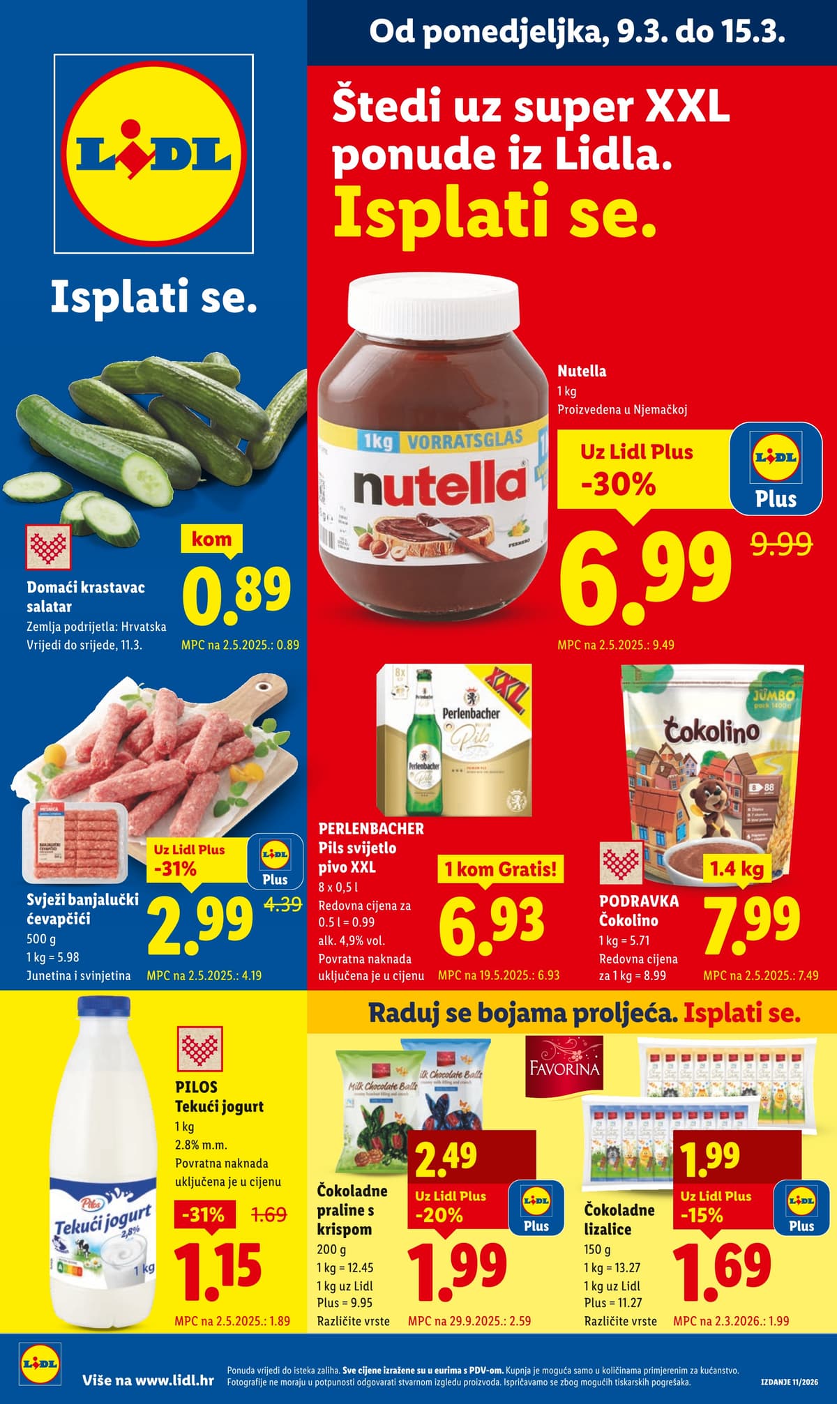 Stranica 1. Lidl kataloga - Tjedna Akcija od 15.03.2026.