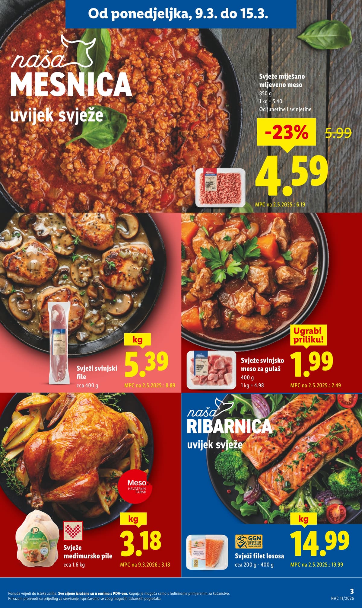 Stranica 3. Lidl kataloga - Tjedna Akcija od 15.03.2026.