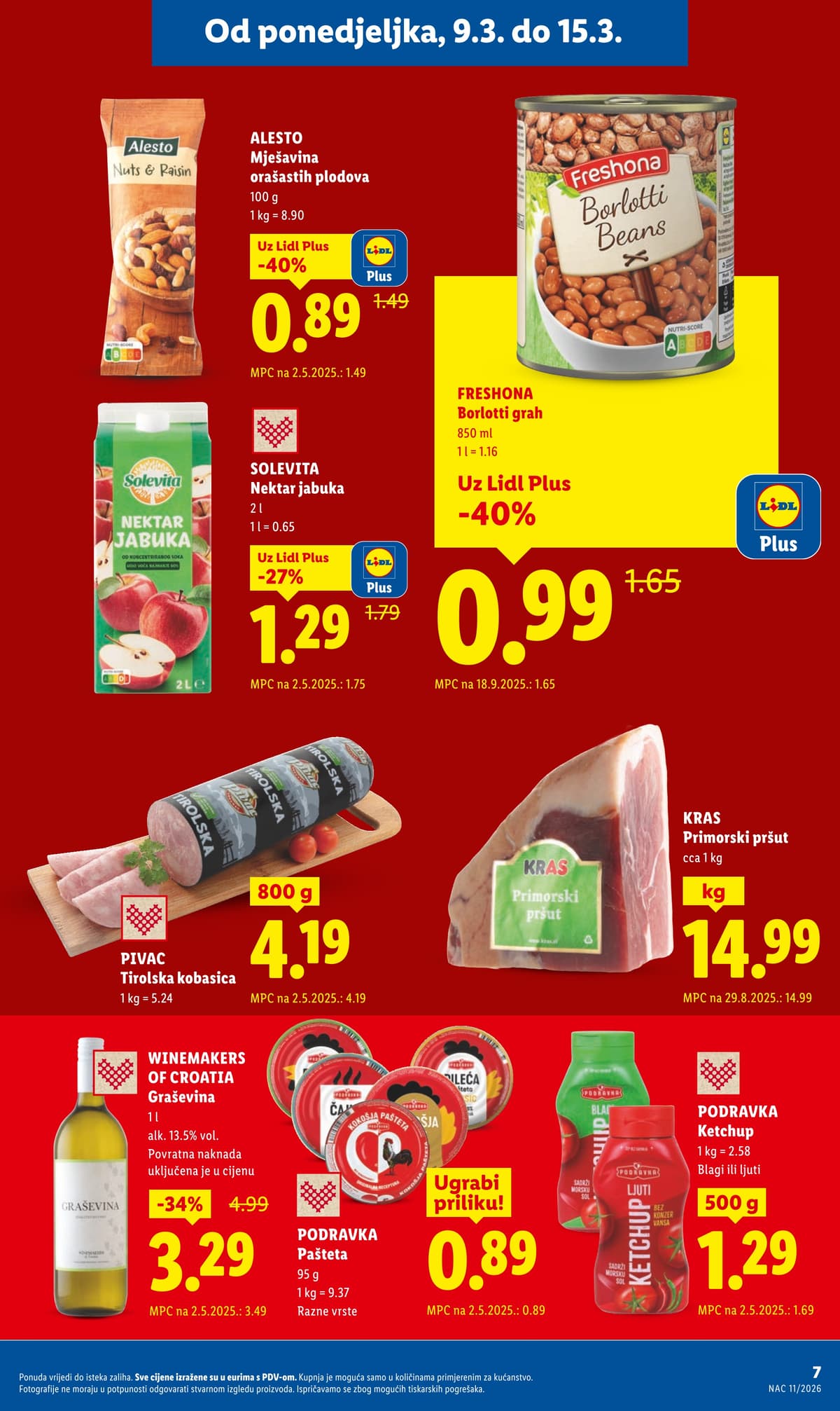 Stranica 7. Lidl kataloga - Tjedna Akcija od 15.03.2026.