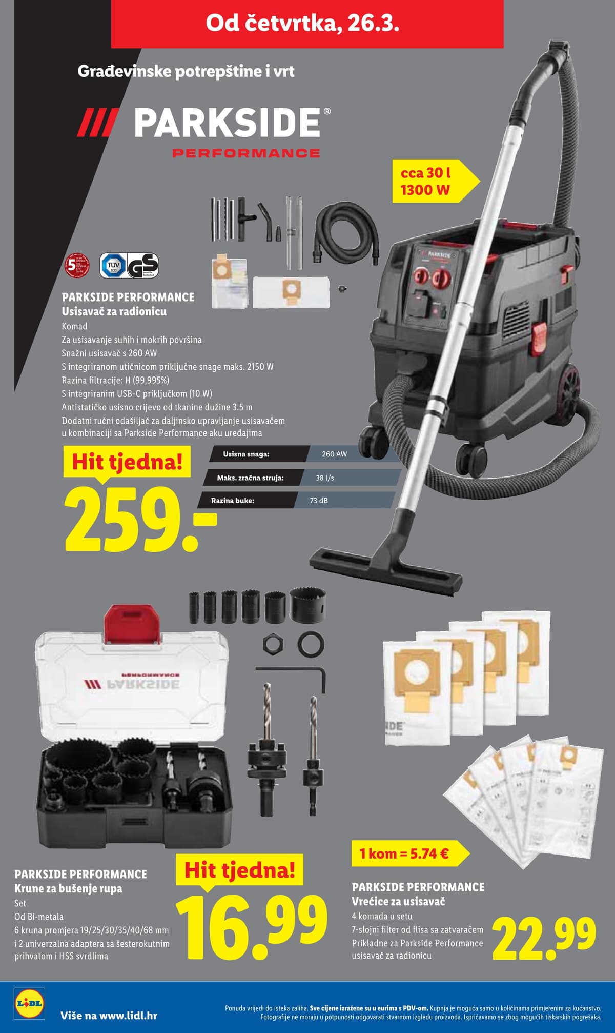 Stranica 2. Lidl kataloga - Vikend Akcija od 20.03.2026.