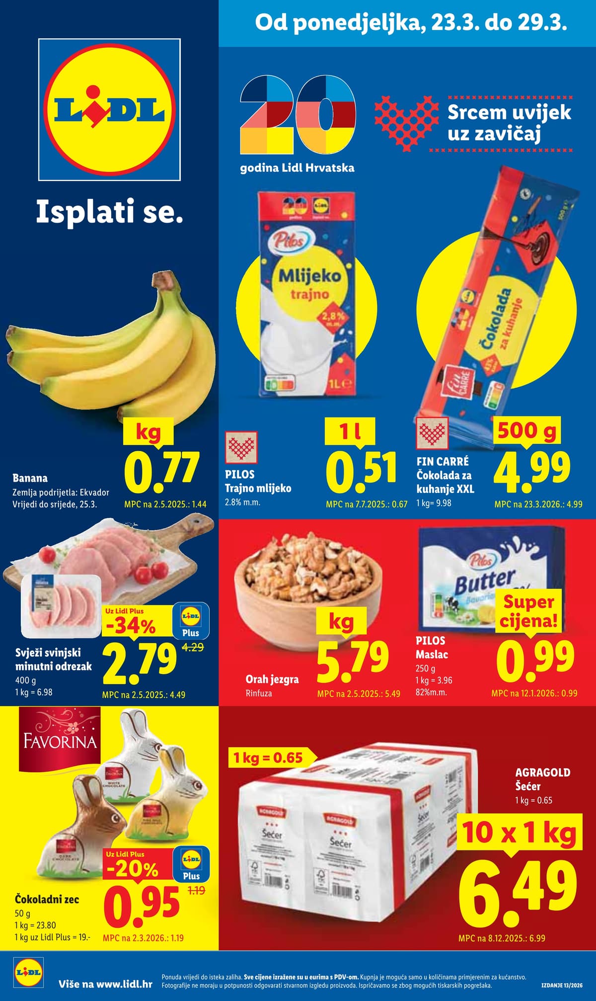 Stranica 1. Lidl kataloga - Tjedna Akcija od 20.03.2026.