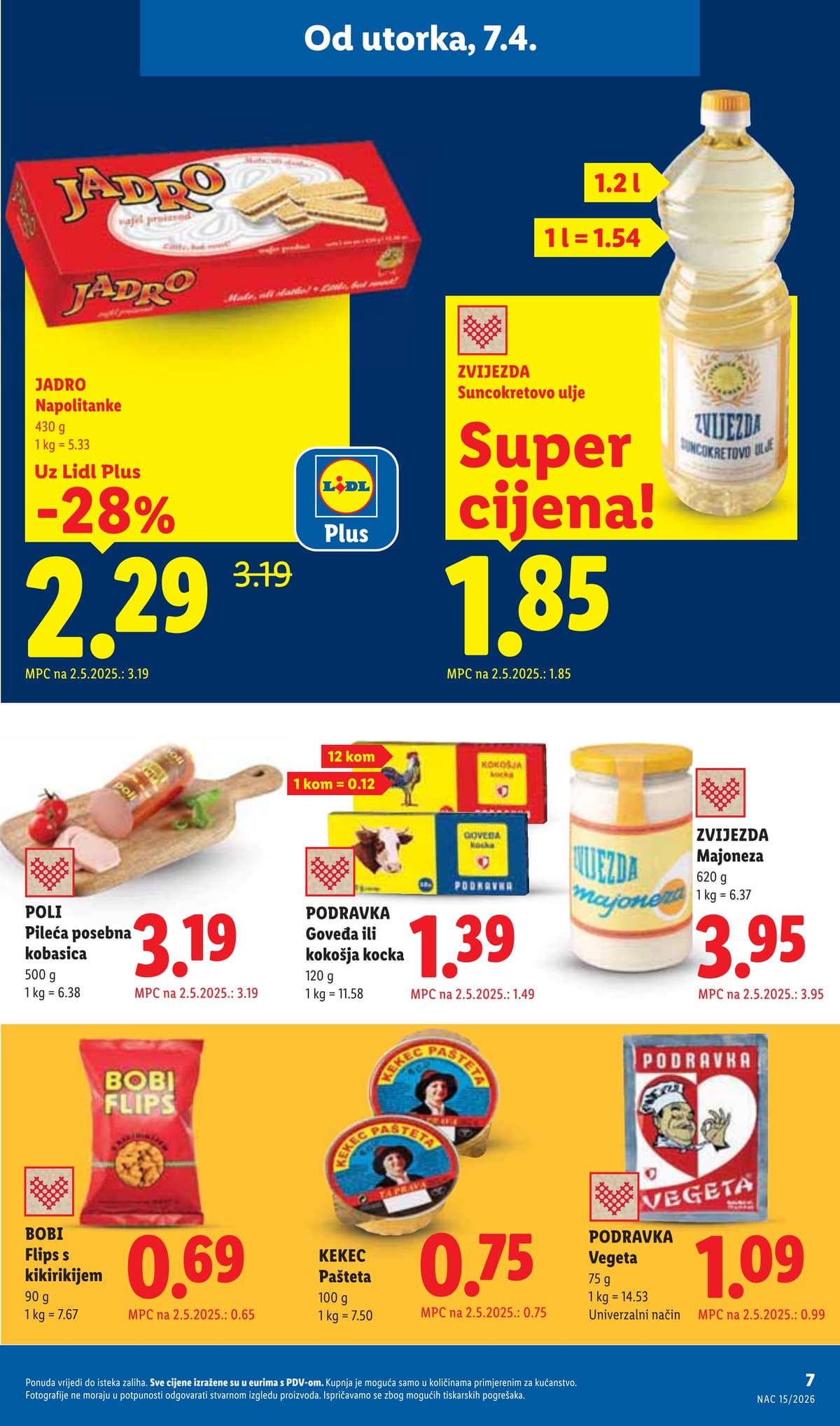 Stranica 7. Lidl kataloga - Tjedna Akcija od 02.04.2026.