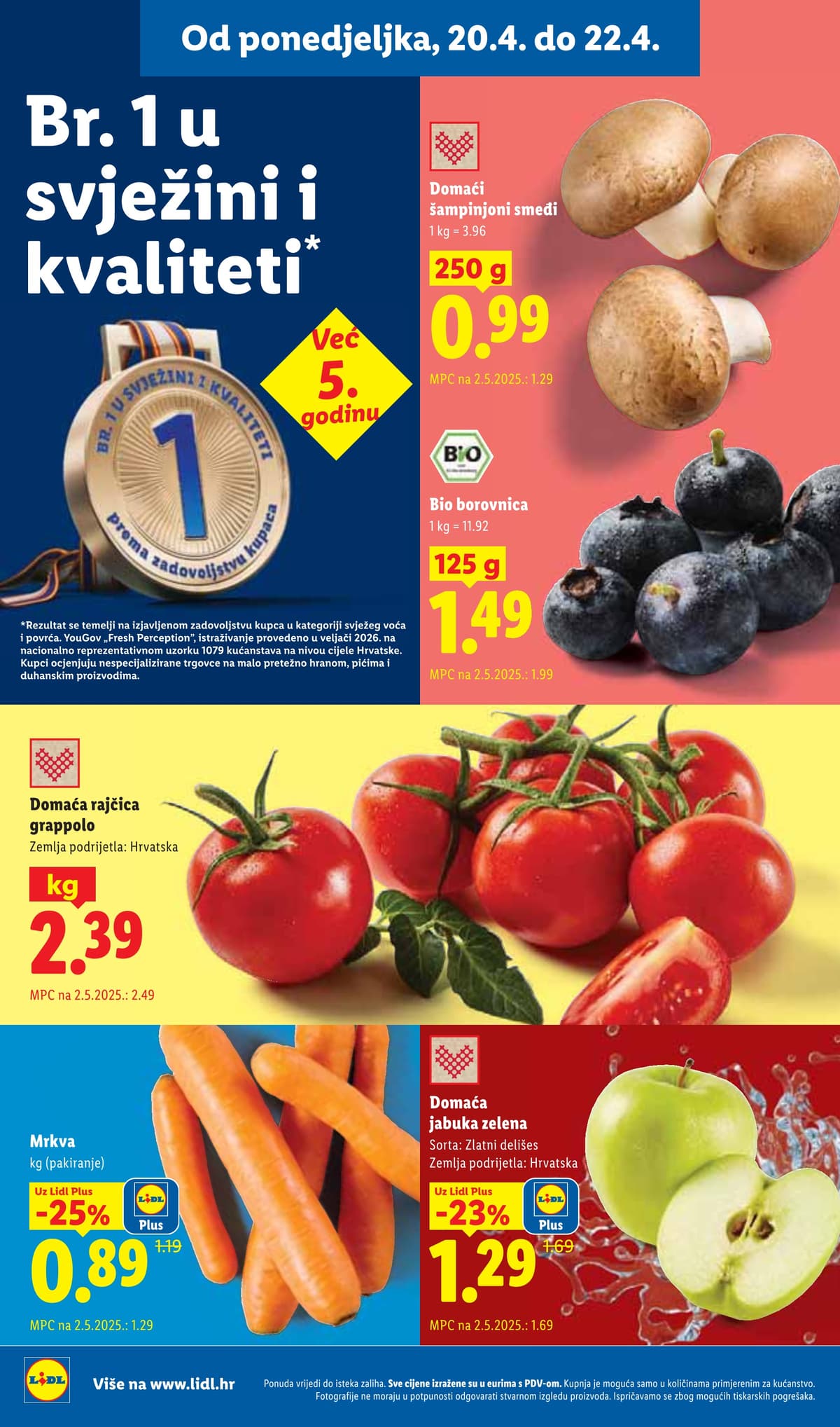 Stranica 2. Lidl kataloga - Tjedna Akcija od 16.04.2026.