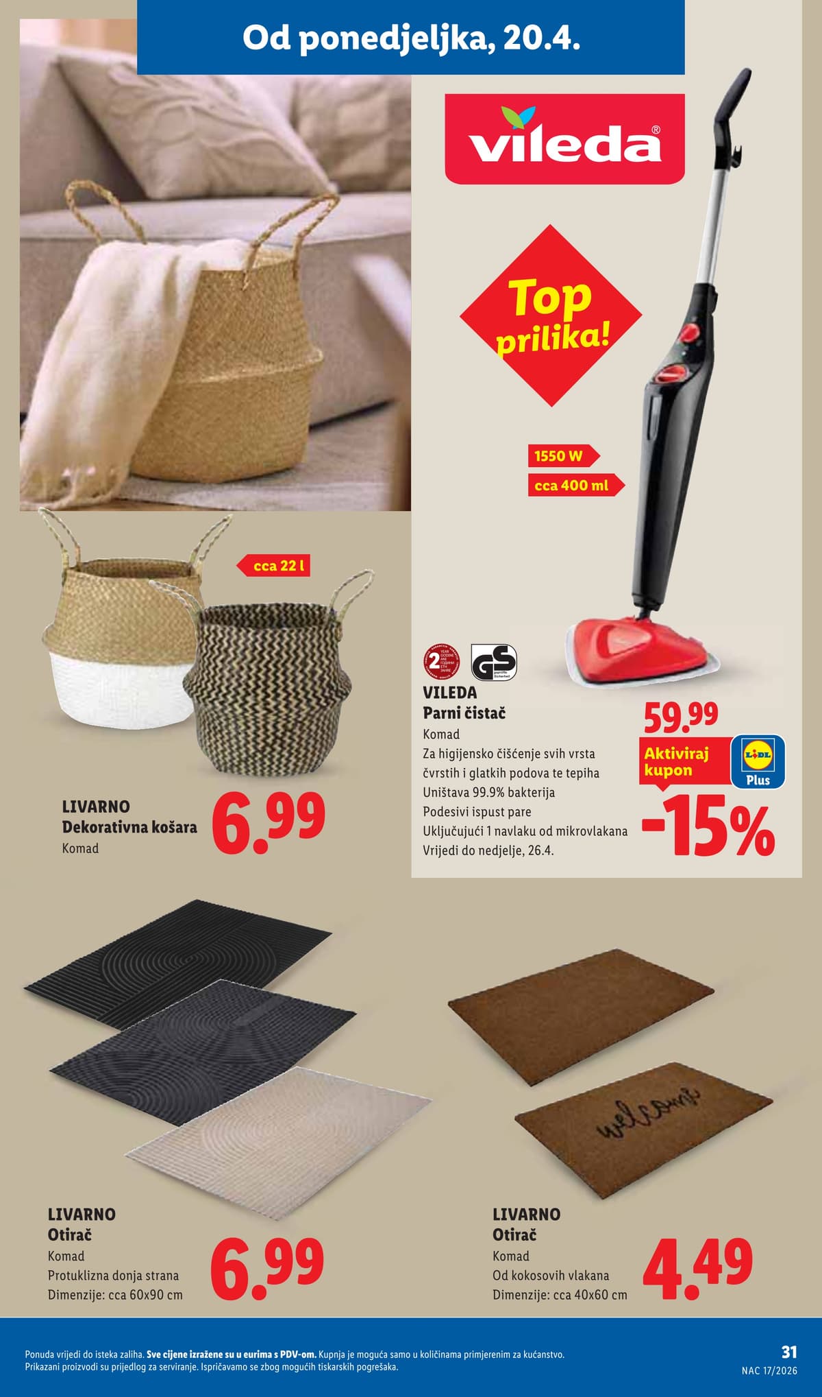 Stranica 31. Lidl kataloga - Tjedna Akcija od 16.04.2026.