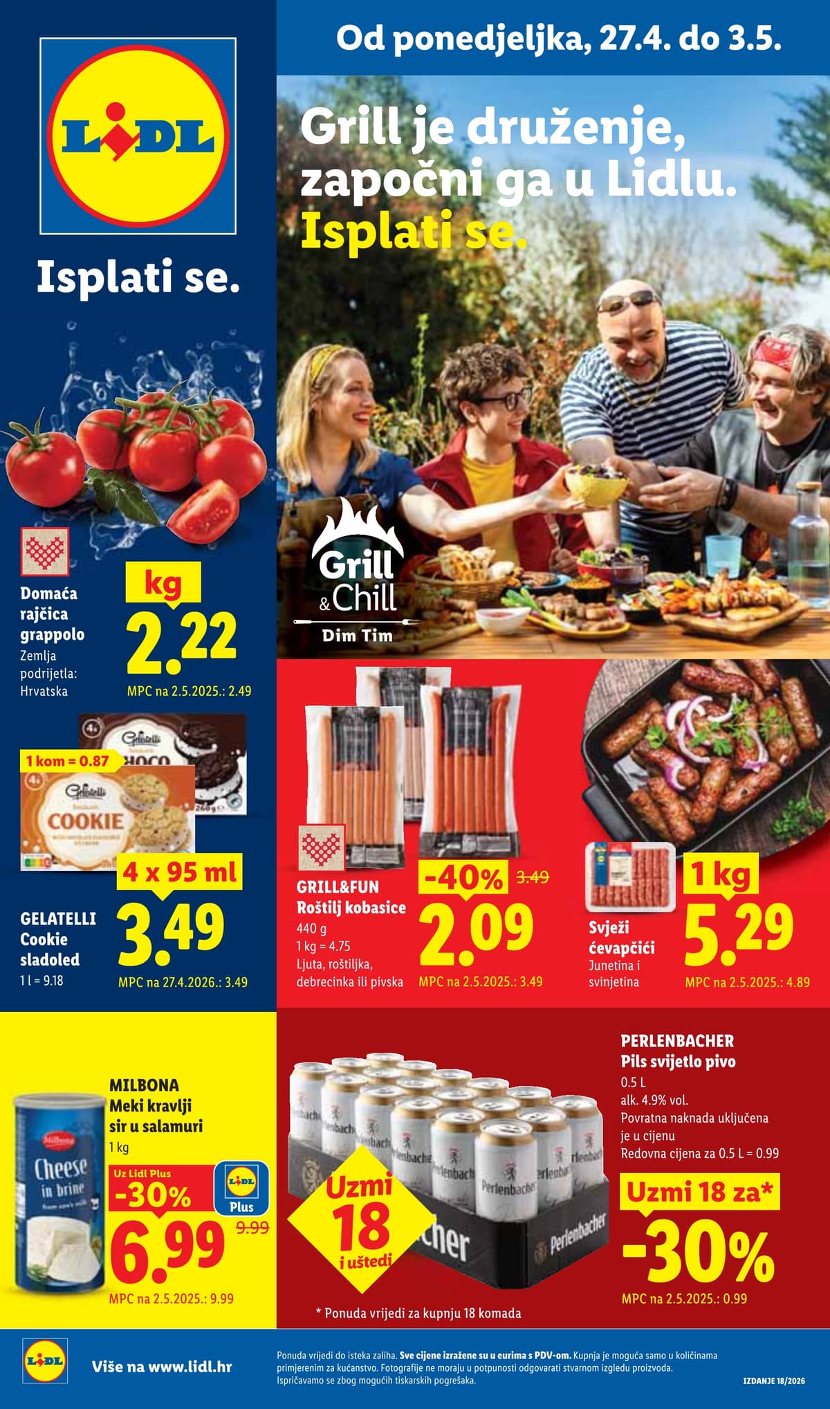 Stranica 1. Lidl kataloga - Tjedna Akcija od 23.04.2026.